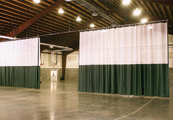 walk draw gym curtain NY